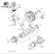 Isuzu Construction Machinery Engine Parts Diesel Engine Crankshaft 8980292701