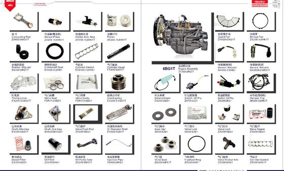 8973767192 Valve Guide for 6HK1 4HK1 Engine Parts