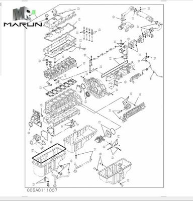 Engine Overhaul Gasket Full Set for 6HK1 Hitachi Zx330-3