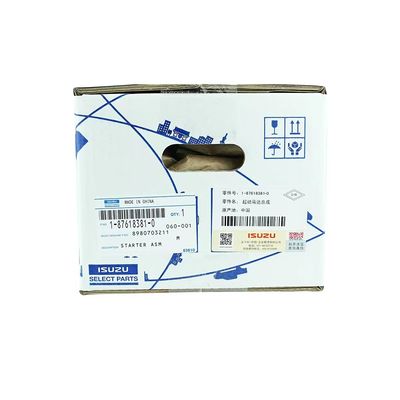 Isuzu Spare Parts Starter Motor Assembly 1-87618381-0 For 4HK1