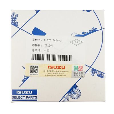 Genuine Excavator Engine Parts Piston Ring Set 1-87618468-0 For 4JG1