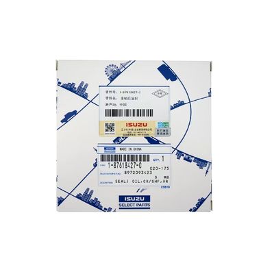 Genuine Excavator Engine Parts 1-87618427-0 Crandshaft Rear Oil Seal For 4HK1