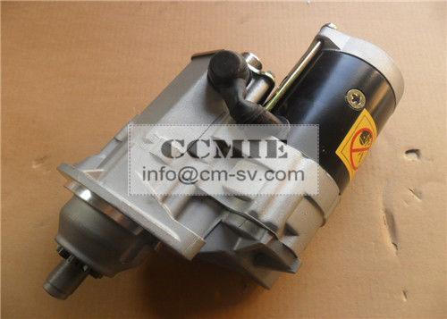 China S6D107 Starter Motor Komatsu Spare Parts for Excavator Diesel Engine Type factory