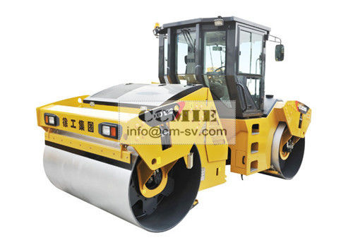 China Hydraulic Double Drum High Frequency Vibratory Road Roller XD123 factory